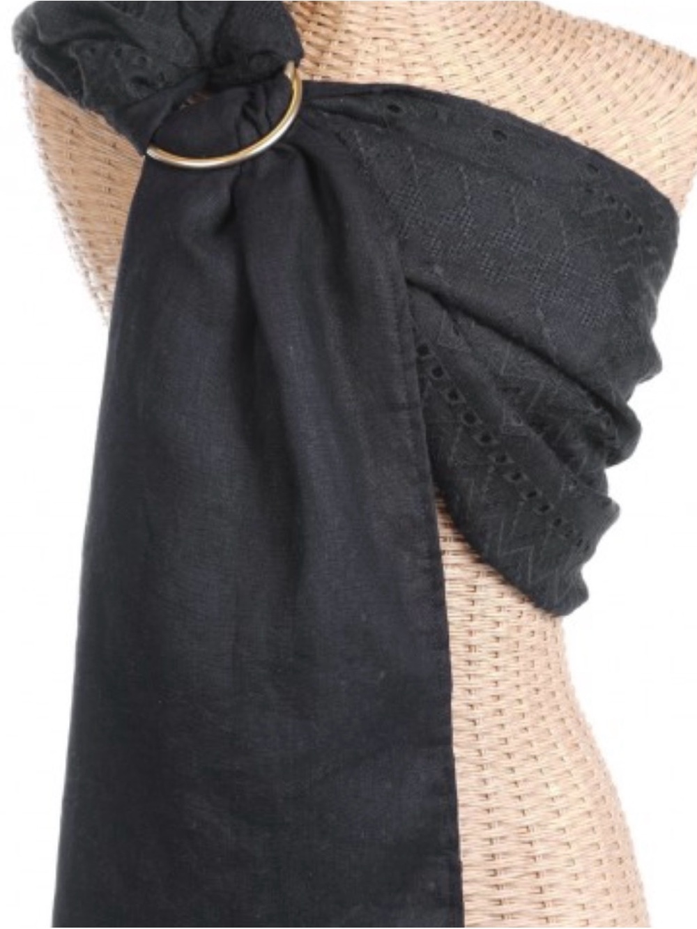 Sakura Bloom ring sling
Black eyelet thick lined